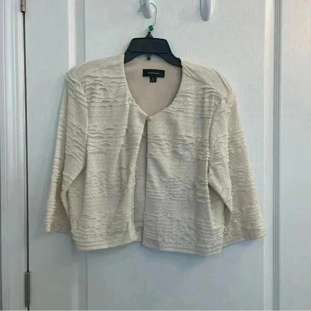 Shrug with 3/4 Sleeves by R&M Richards